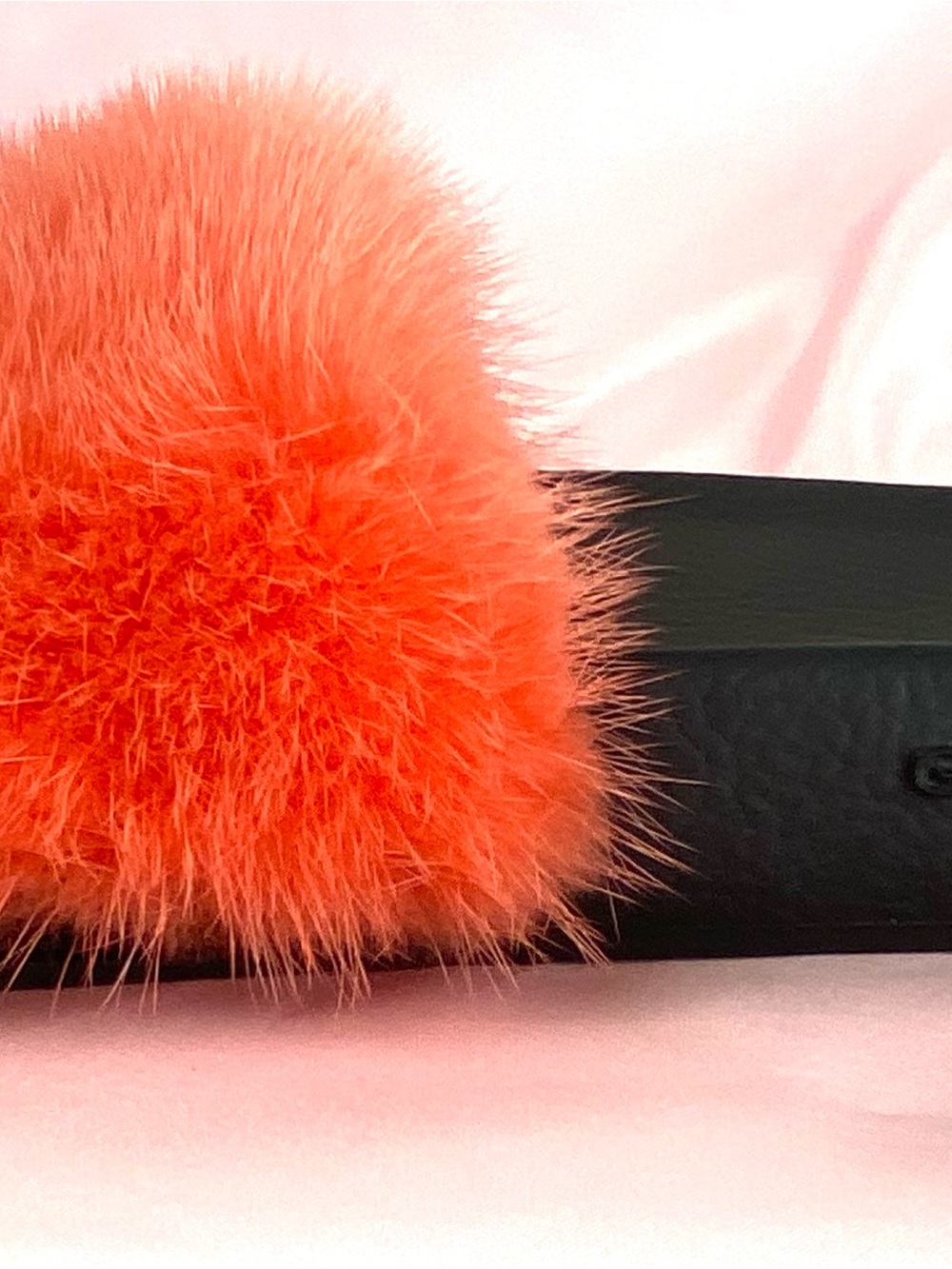 Givenchy Paris Coral Mink Fur Slides Sandals EU 40/US 9-9.5 +Box $595 MSRP - Picture 9 of 14